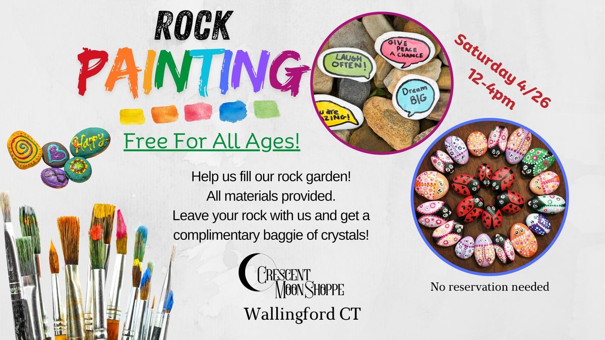 Rock Painting-Free For All Ages!