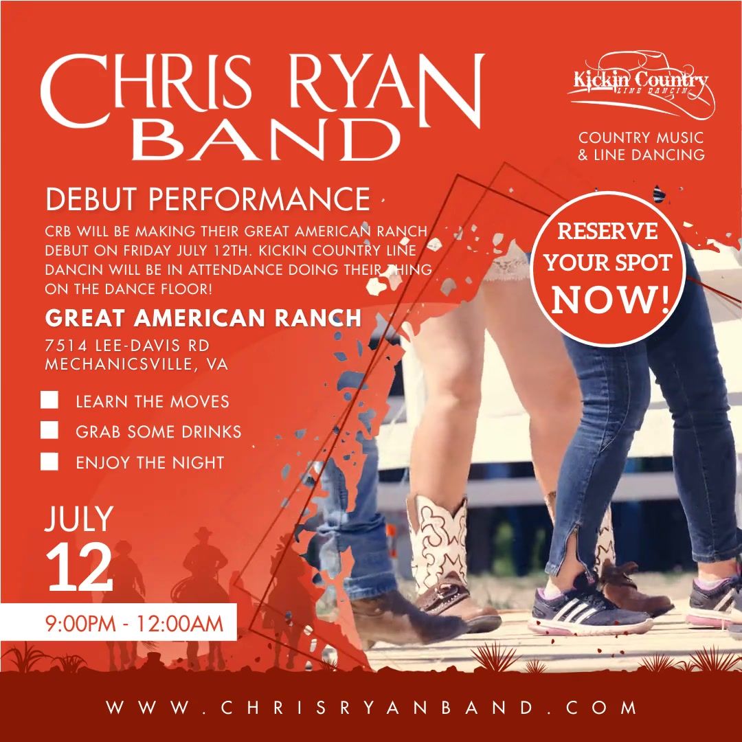 Chris Ryan Band Debut At The Great American Ranch