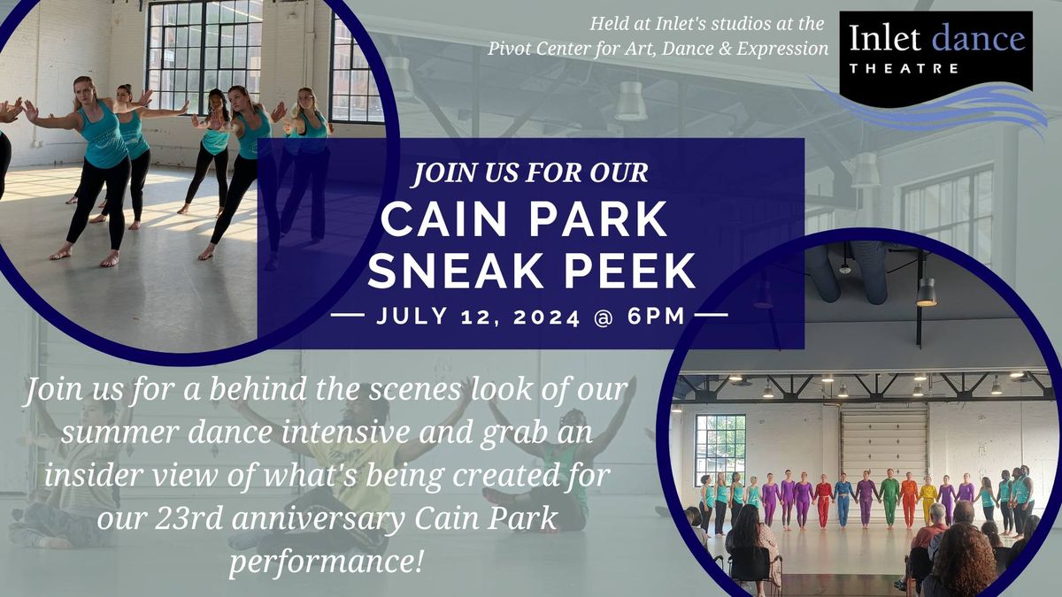 Behind the Scenes: Cain Park - 2024 Inlet Summer Dance Intensive Halfway Showing