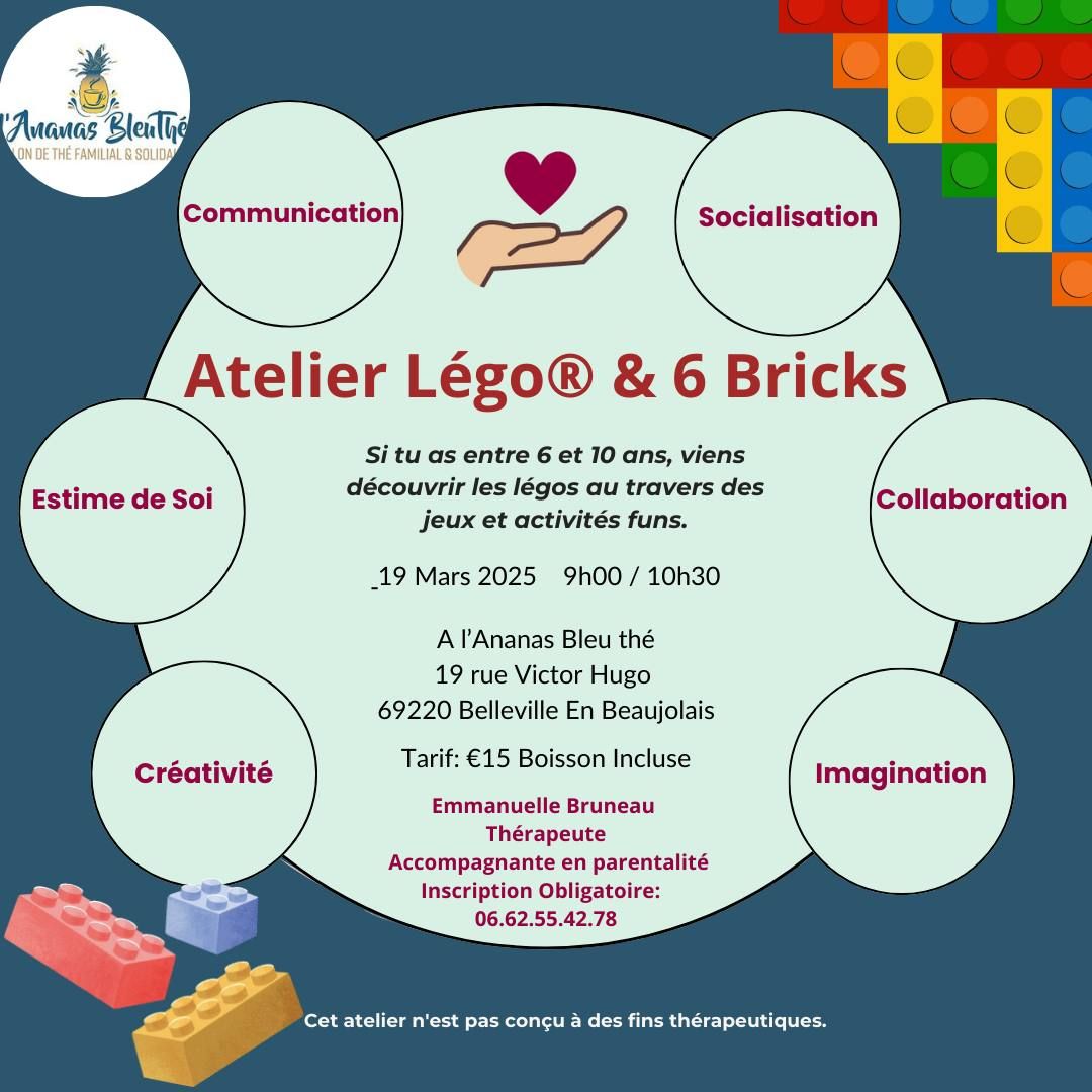 Atelier Lego\u00ae et 6 Bricks