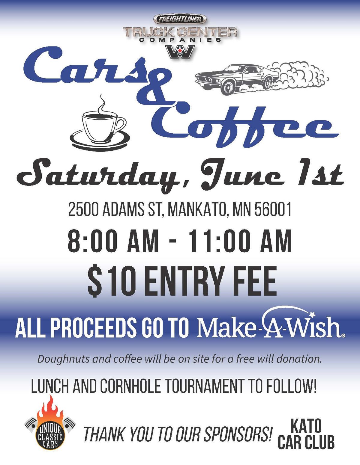 Cars and Coffee at Truck Center Companies-Mankato