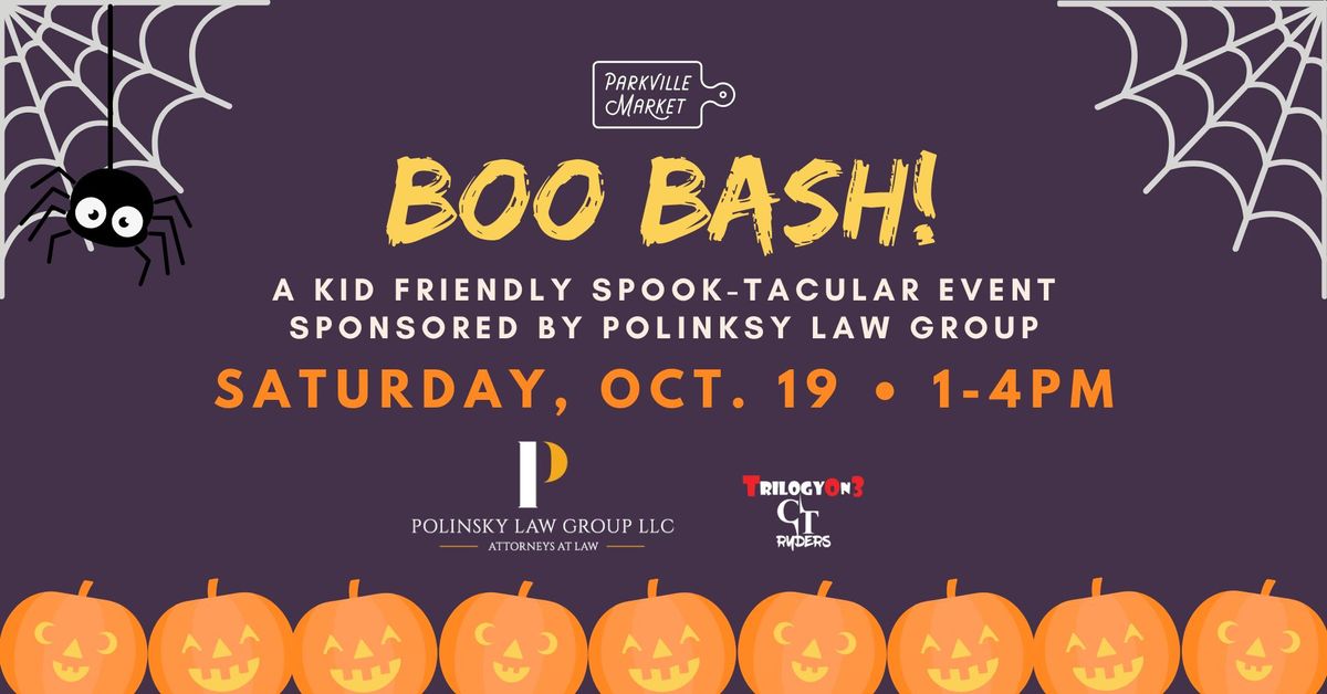 Boo Bash! A Kid-Friendly Spooktacular Event @ Parkville Market