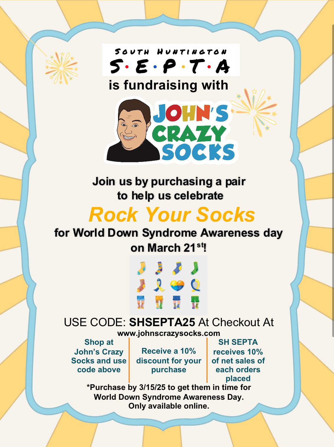 Rock Your Socks for World Down Syndrome Awareness Day 