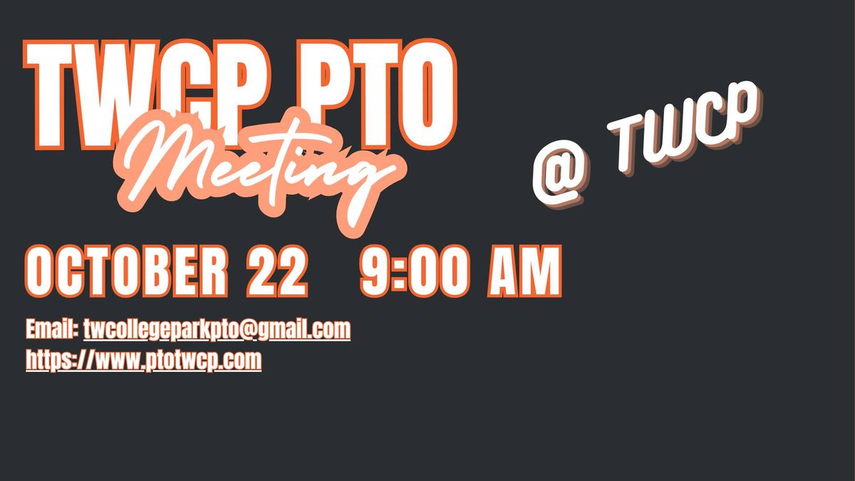 October '24 PTO Meeting