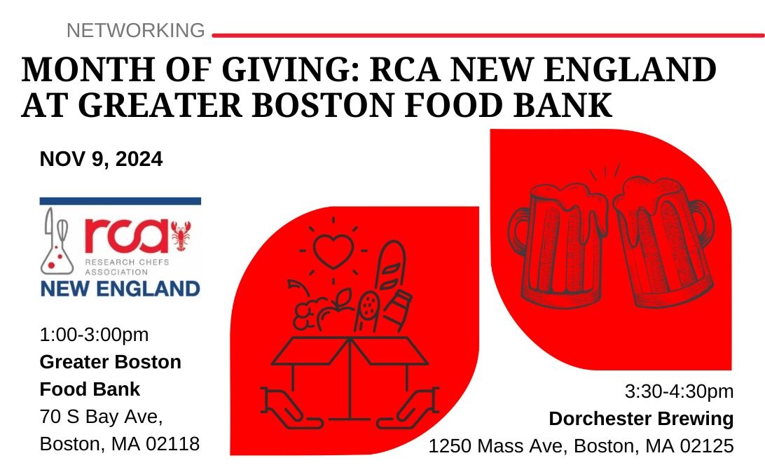 Month of Giving: RCA New England at Greater Boston Food Bank