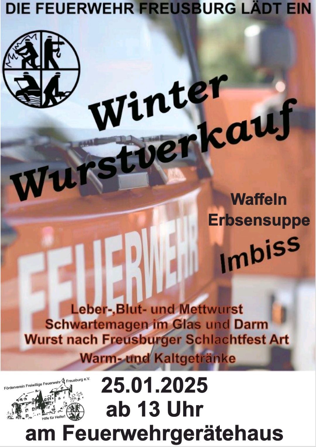 Winter- Wurstverkauf