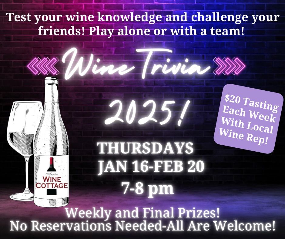 Wine Trivia 2025!!