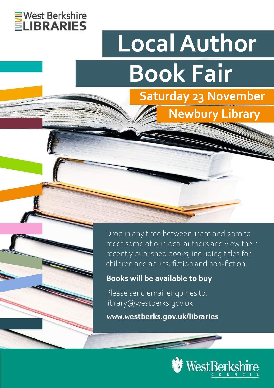 Local Author Book Fair at Newbury Library