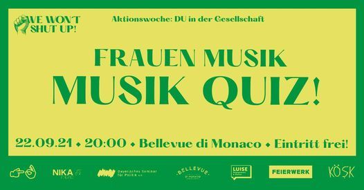 We won\u00b4t Shut up! \u2013 Das Musik-Quiz!