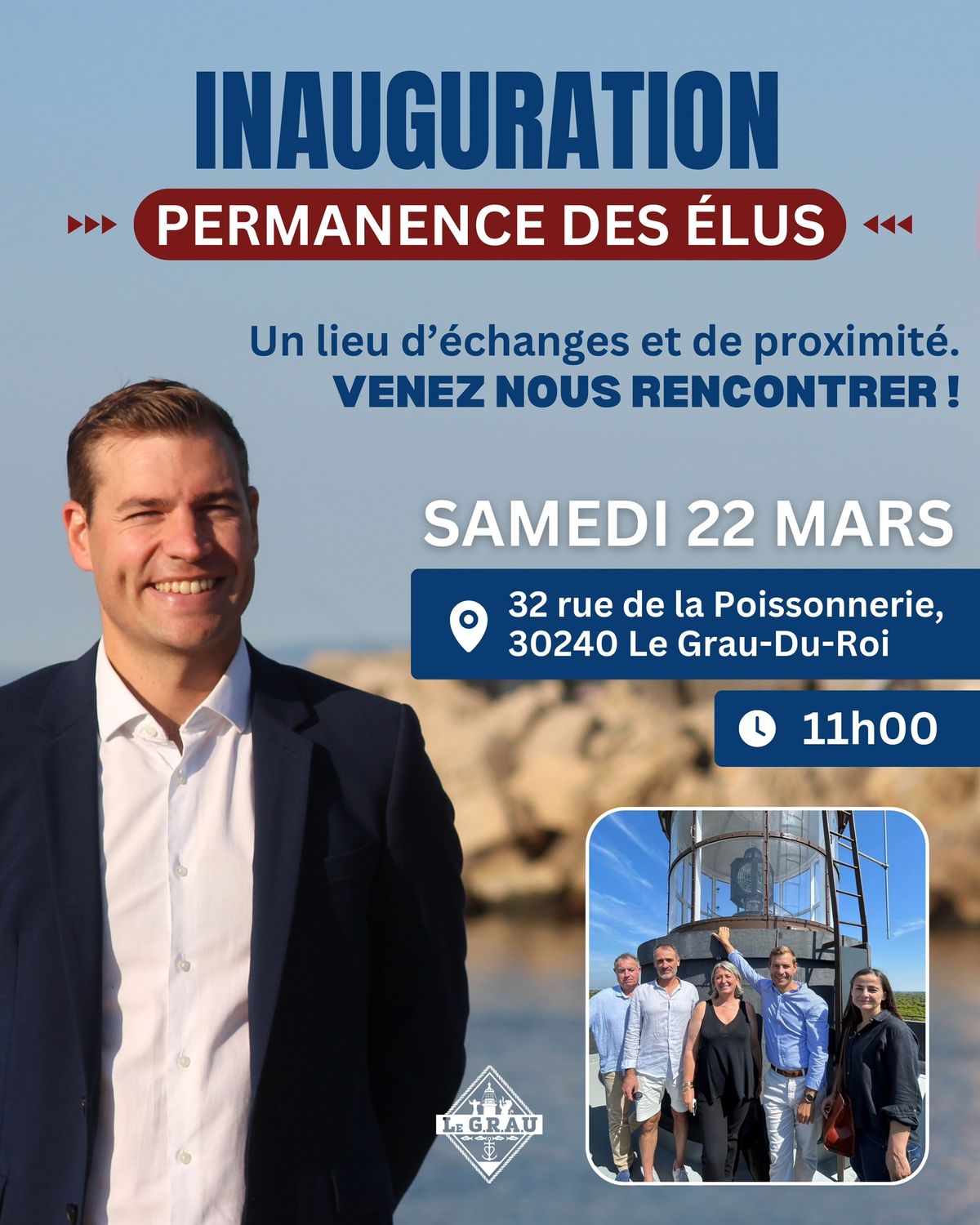 Inauguration permanence des \u00e9lus