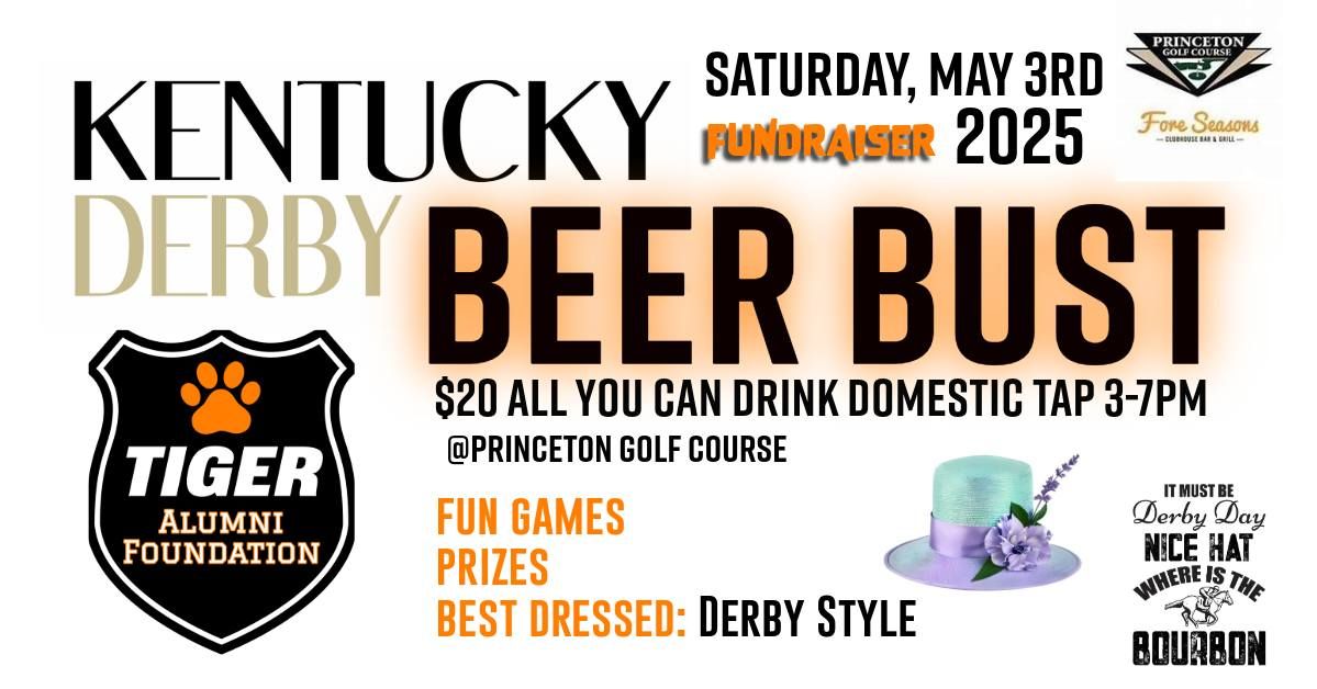 TAF Fundraiser Beer Bust: May 3rd: Kentucky Derby Style 