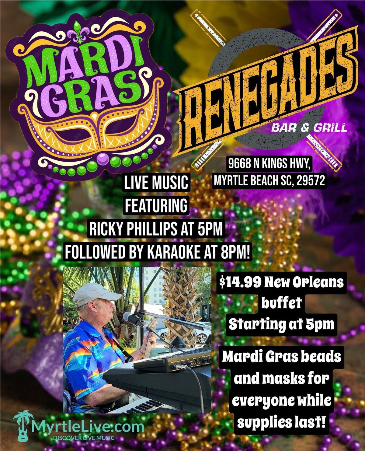 RENEGADES MARDI GRAS FEST!!!!