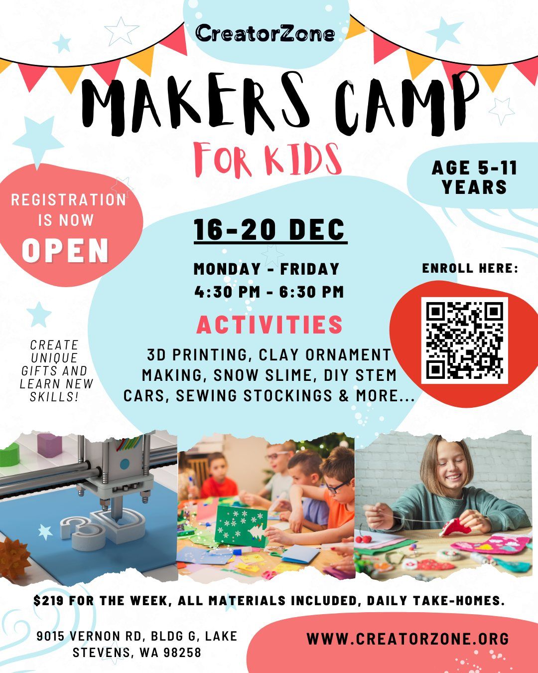 Holiday Makers Camp for Kids