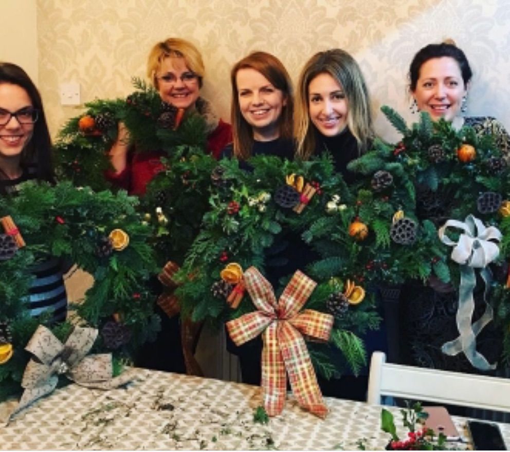 Festive Door Wreath Workshop 