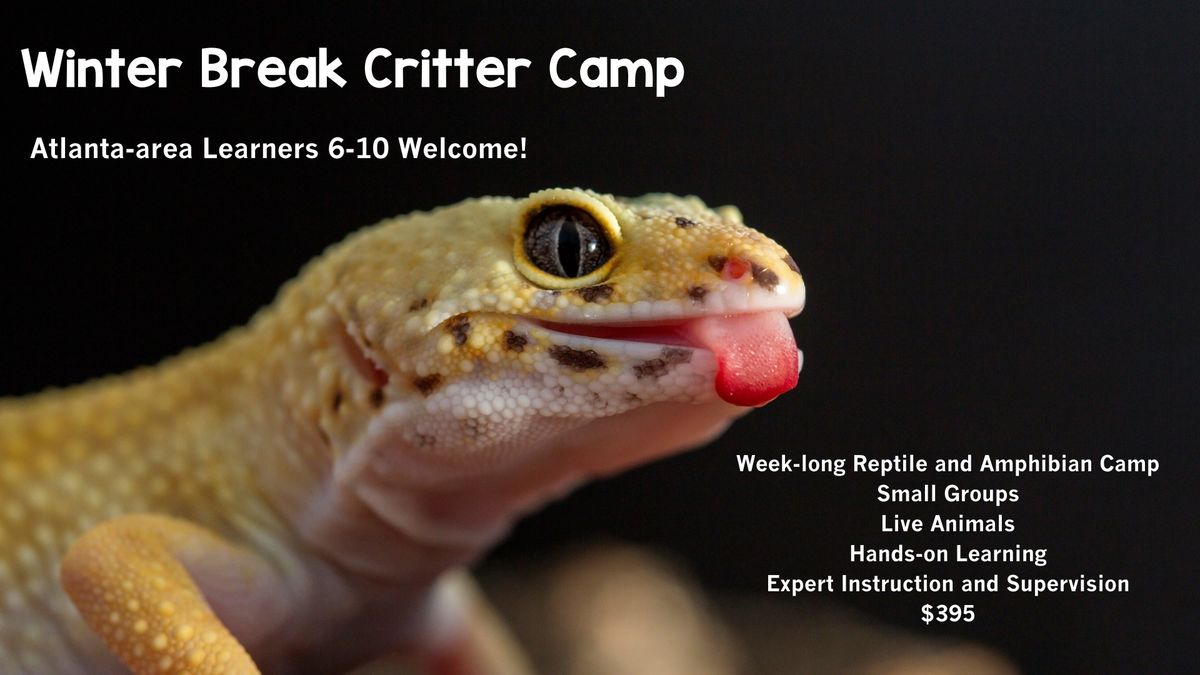 Critter Camp - Ages 6-10 - Winter 2024-25 