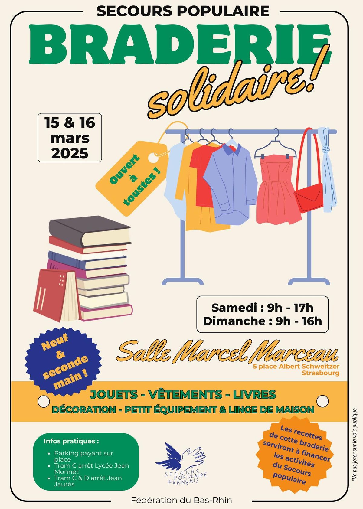 Braderie solidaire du Secours populaire