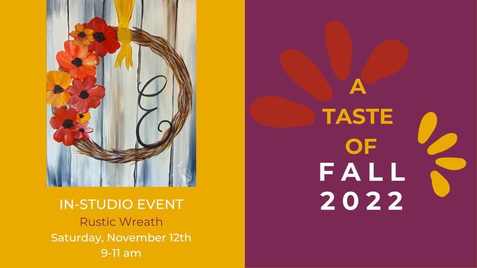 Rustic Wreath InStudio Event!, Painting with a Twist (Lexington, KY
