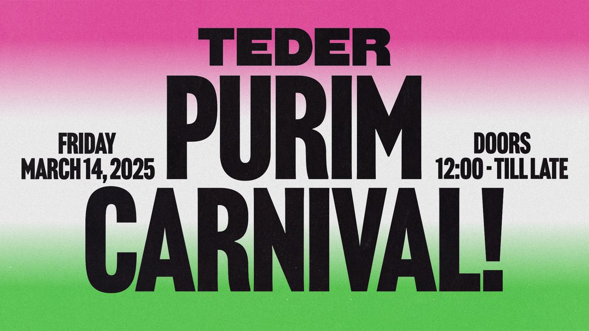 Teder Purim Carnival \u2726 14.3