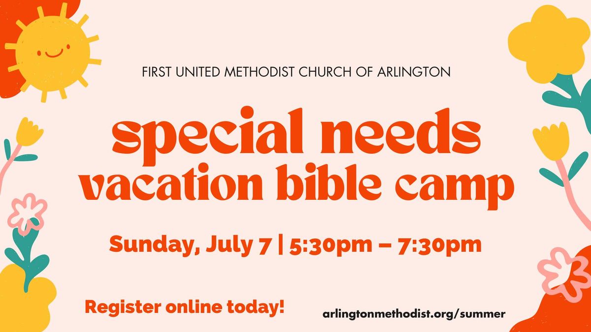 Special Needs Vacation Bible Camp