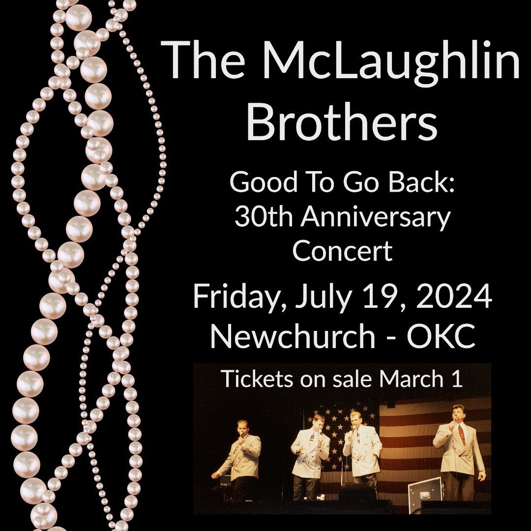 McLaughlin Brothers-Good To Go Back: 30th Anniversary Concert