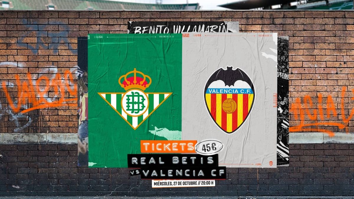 Real Betis vs Valencia CF at Estadio Benito Villamarin