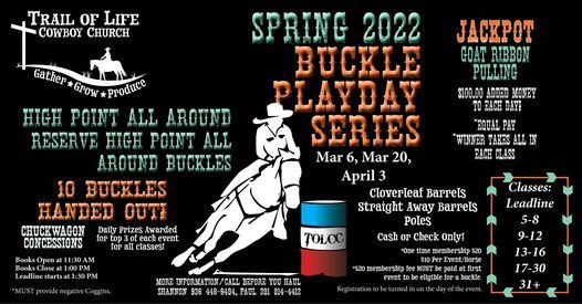 Spring 2022 Buckle Playday Series (Day 1)