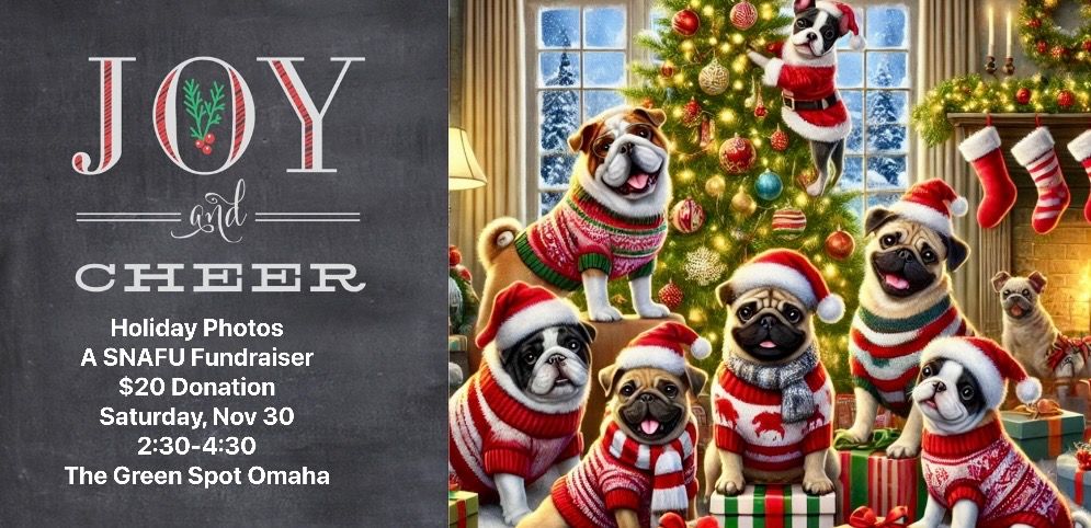 Santa Paws Holiday Photos- SNAFU Rescue FUNDRAISER