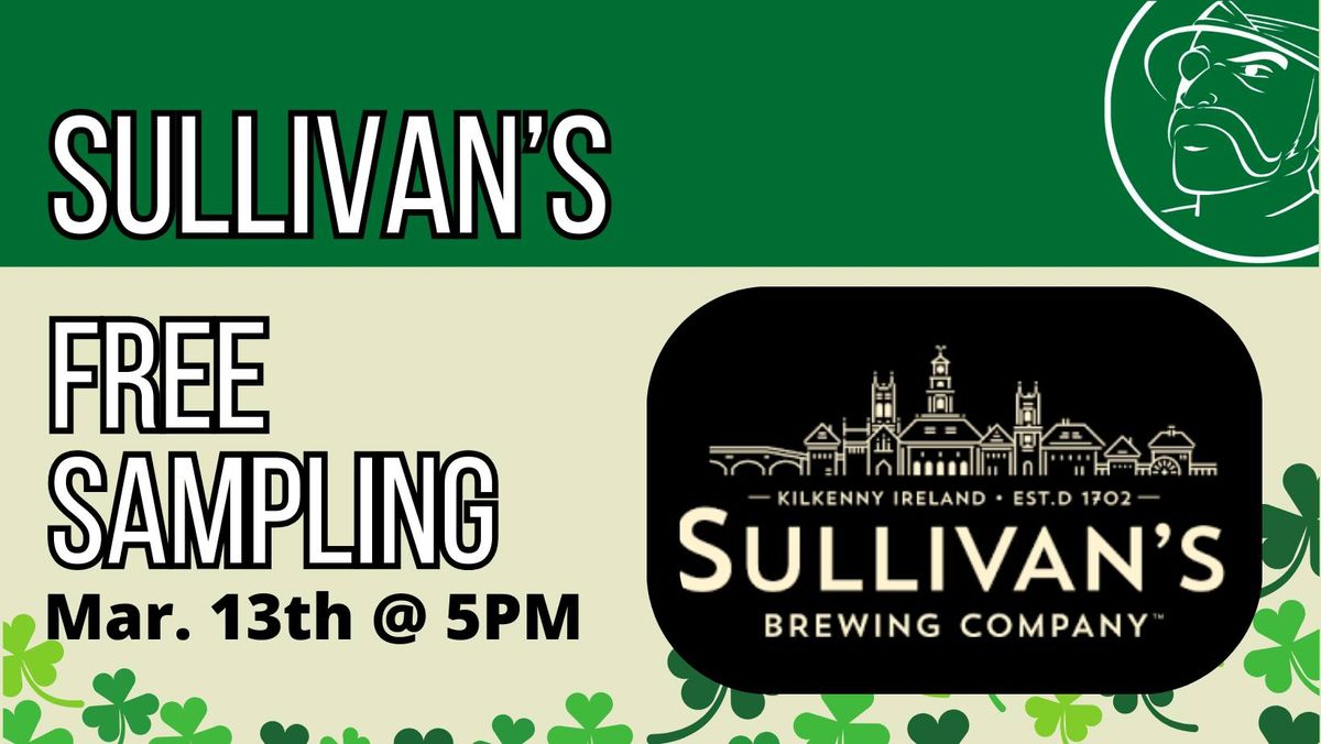 Tipple's Sullivan's Beer Free Sampling