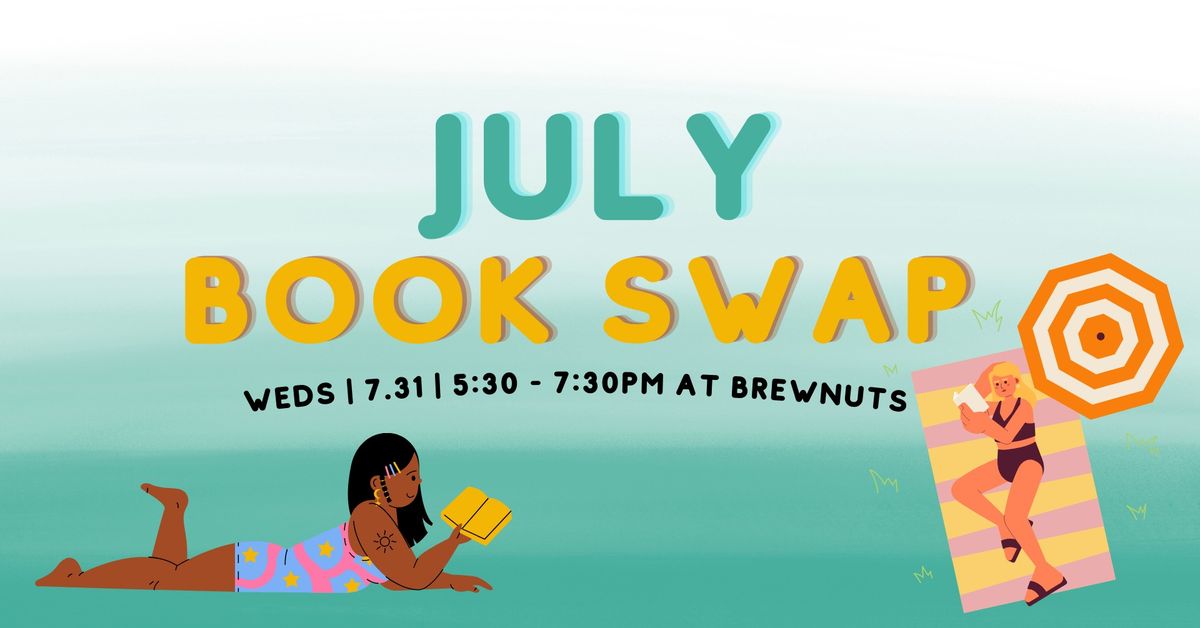 Hey Book Nuts, join us for our monthly Book Swap! 