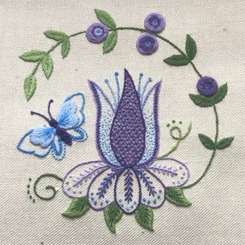 Crewel Work \u2013 Heritage Embroidery Skills \u2013 2-Day Workshop for Beginners & Improvers