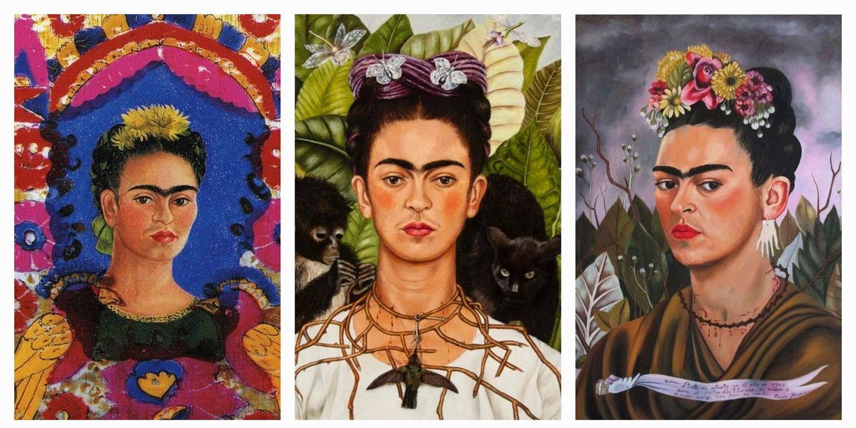 Printing to Painting - Frida Kahlo theme