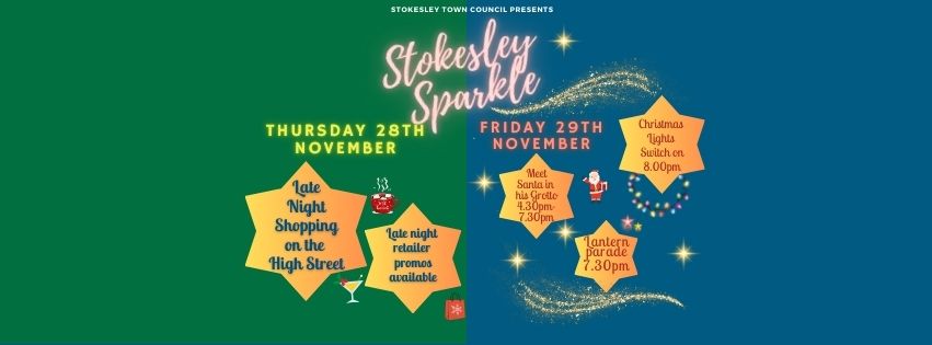 Stokesley Sparkle - Night 2 - Santa and Christmas light switch on