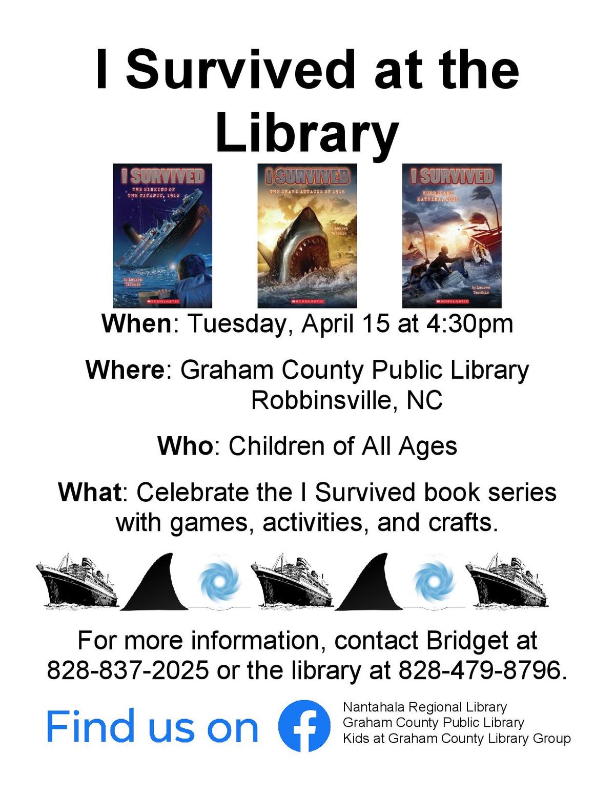 I Survived at Graham County Public Library