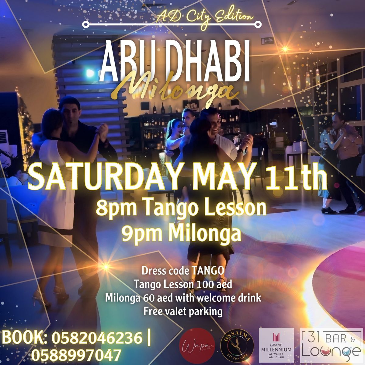 Abu Dhabi Milonga | SAT MAY 11th 