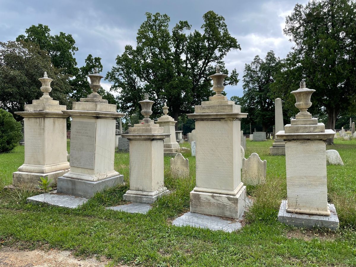 Edgar Allan Poe focused tour at Shockoe Hill Cemetery