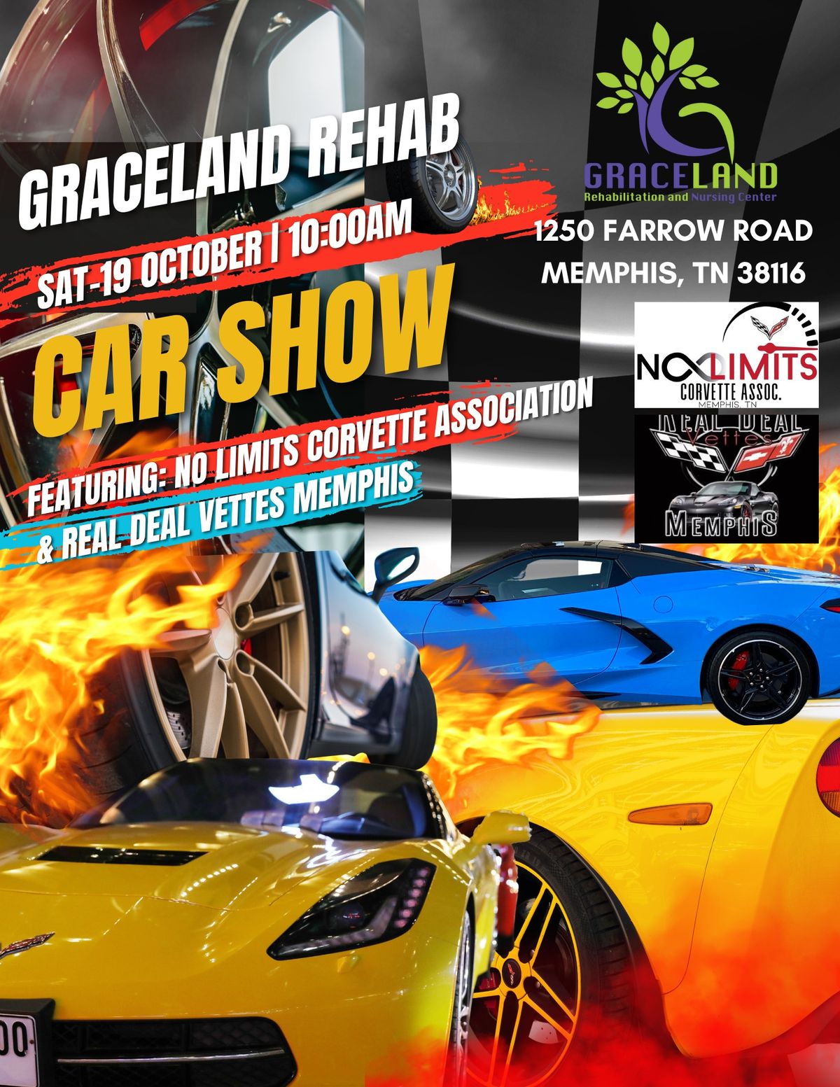 Graceland Rehab Car Show 