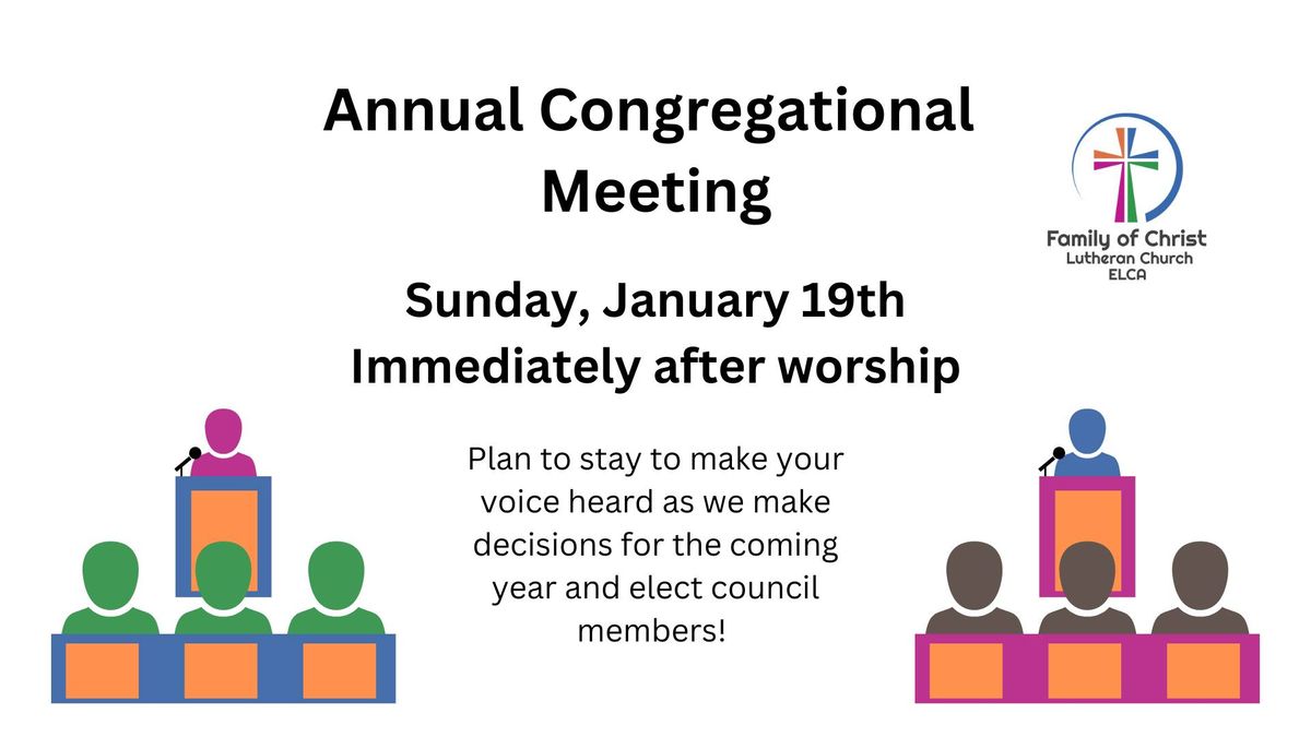 Annual Congregational Meeting