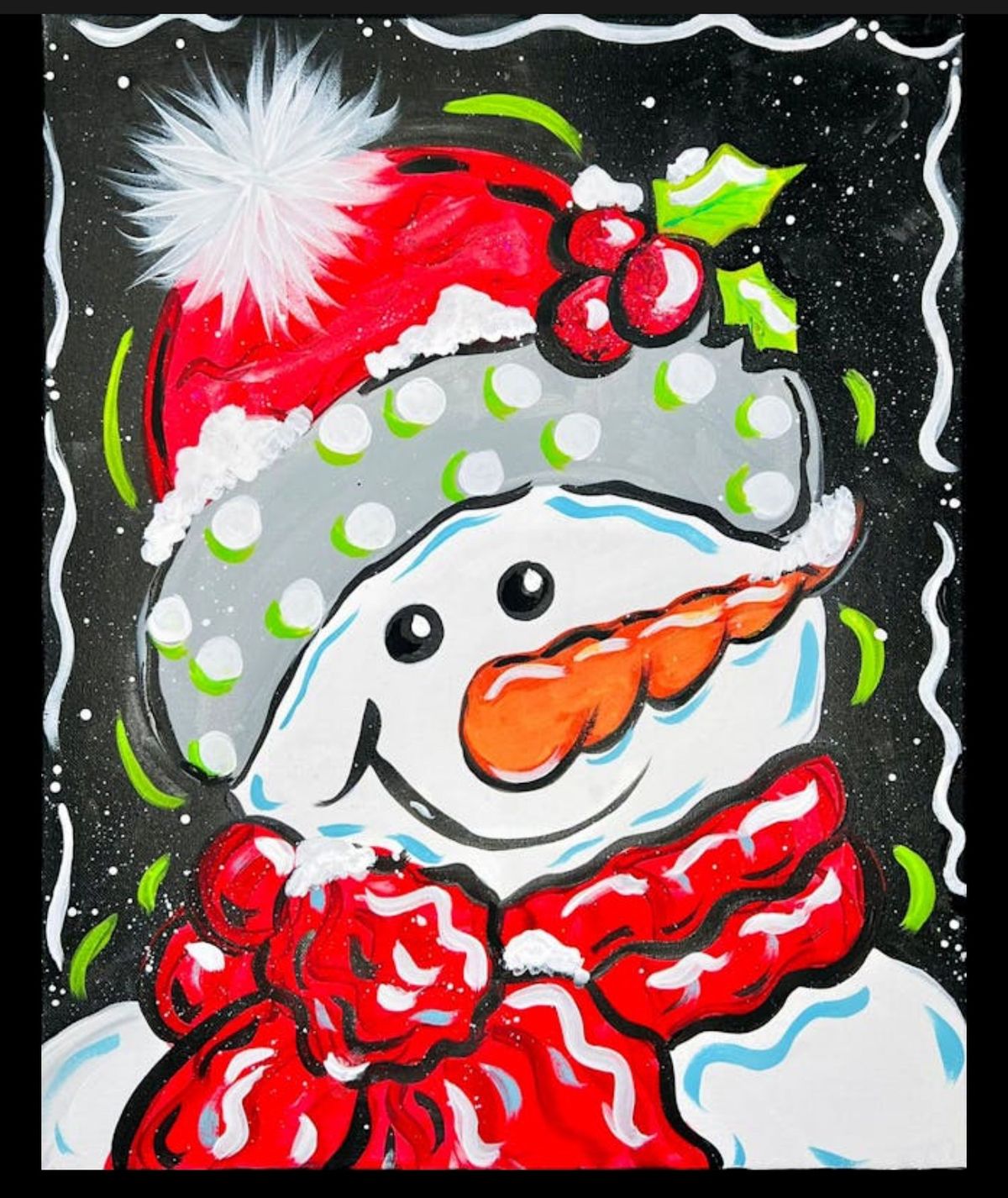 SOLD OUT!     Joyful Snowman