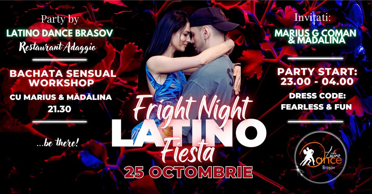 \ud83c\udf83Fright Night Latino Fiesta-Halloween Party| 25.10.2024