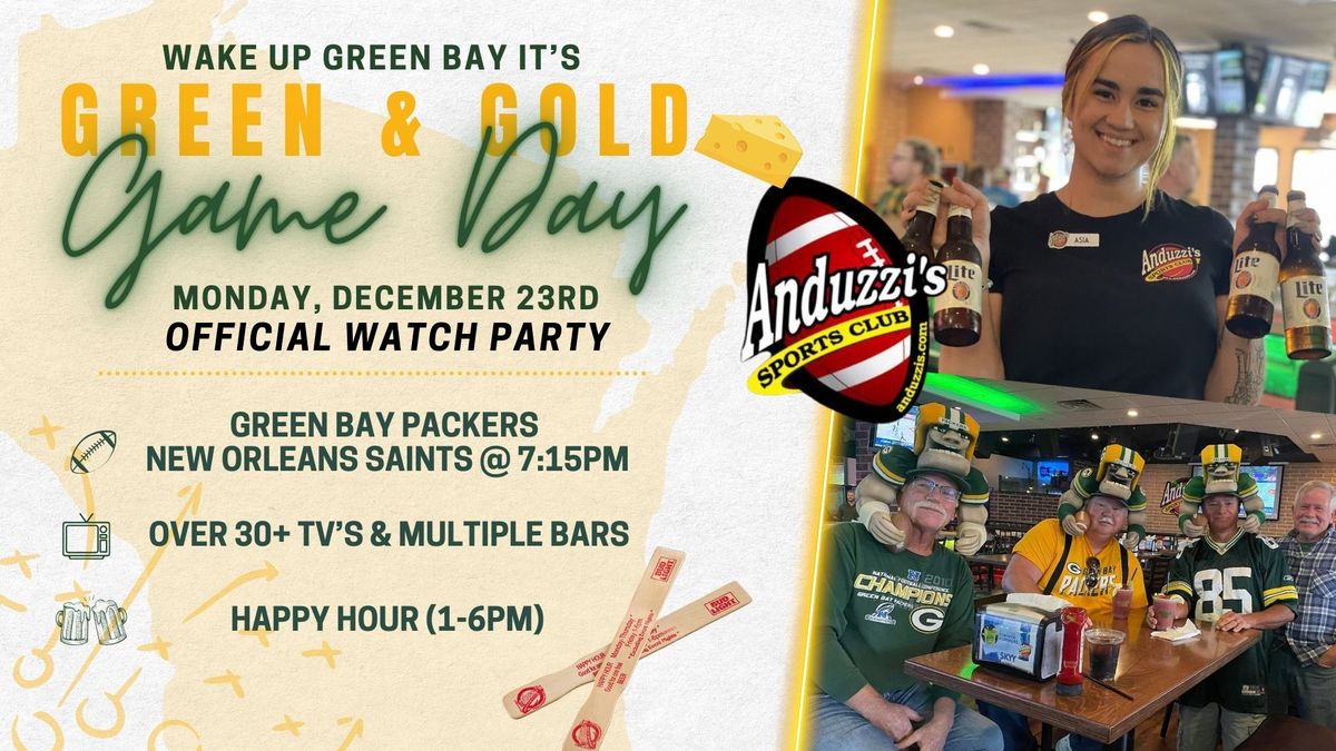 Official Watch Party: Green Bay Packers vs. New Orleans Saints