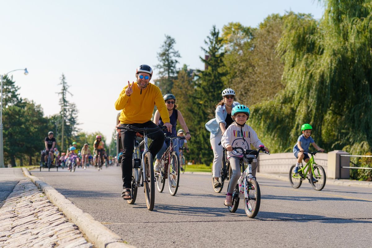 Kidical Mass Ottawa Bike Ride - Borden Farm-Fisher Glen