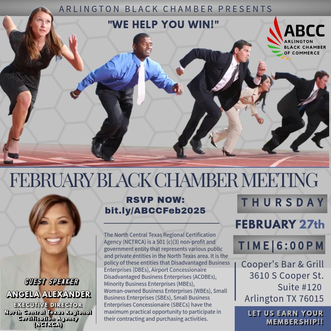 Arlington Black Chamber February Meeting & Mixer