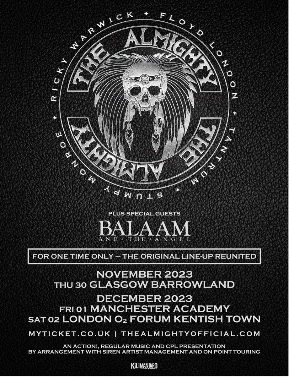 The Almighty Glasgow Tickets