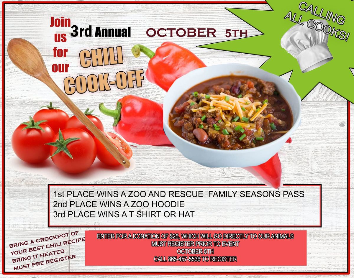 3rd Annual Chili Cook off at LPZR's Fall Festival