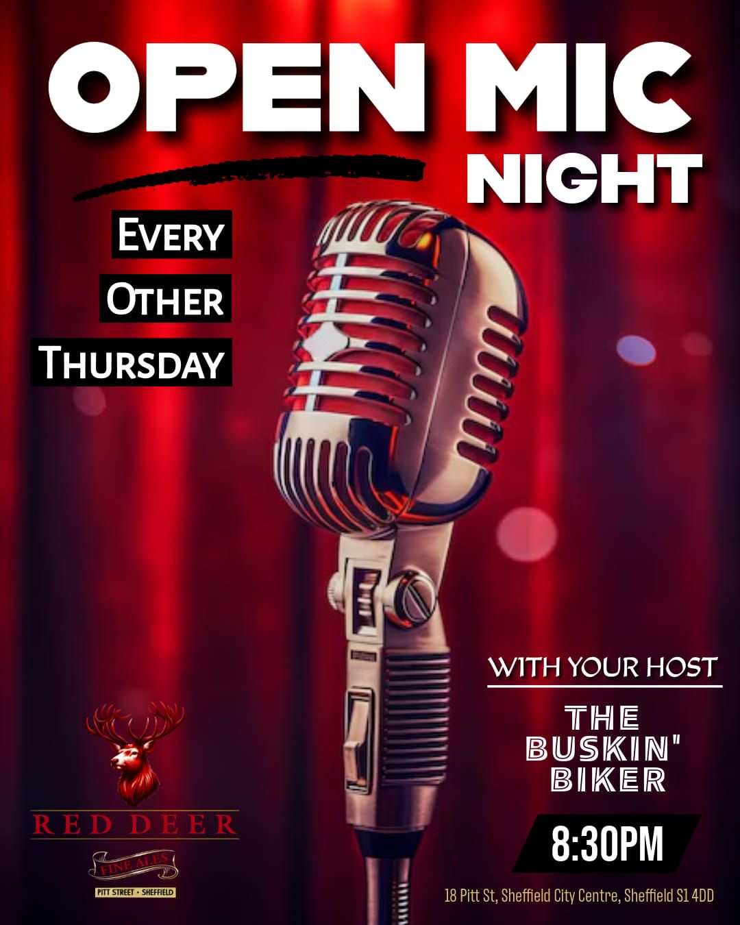 Open Mic Night At The Red Deer 