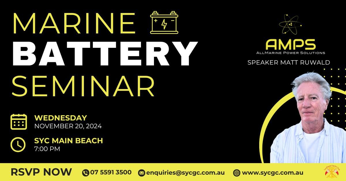 Marine Battery Seminar