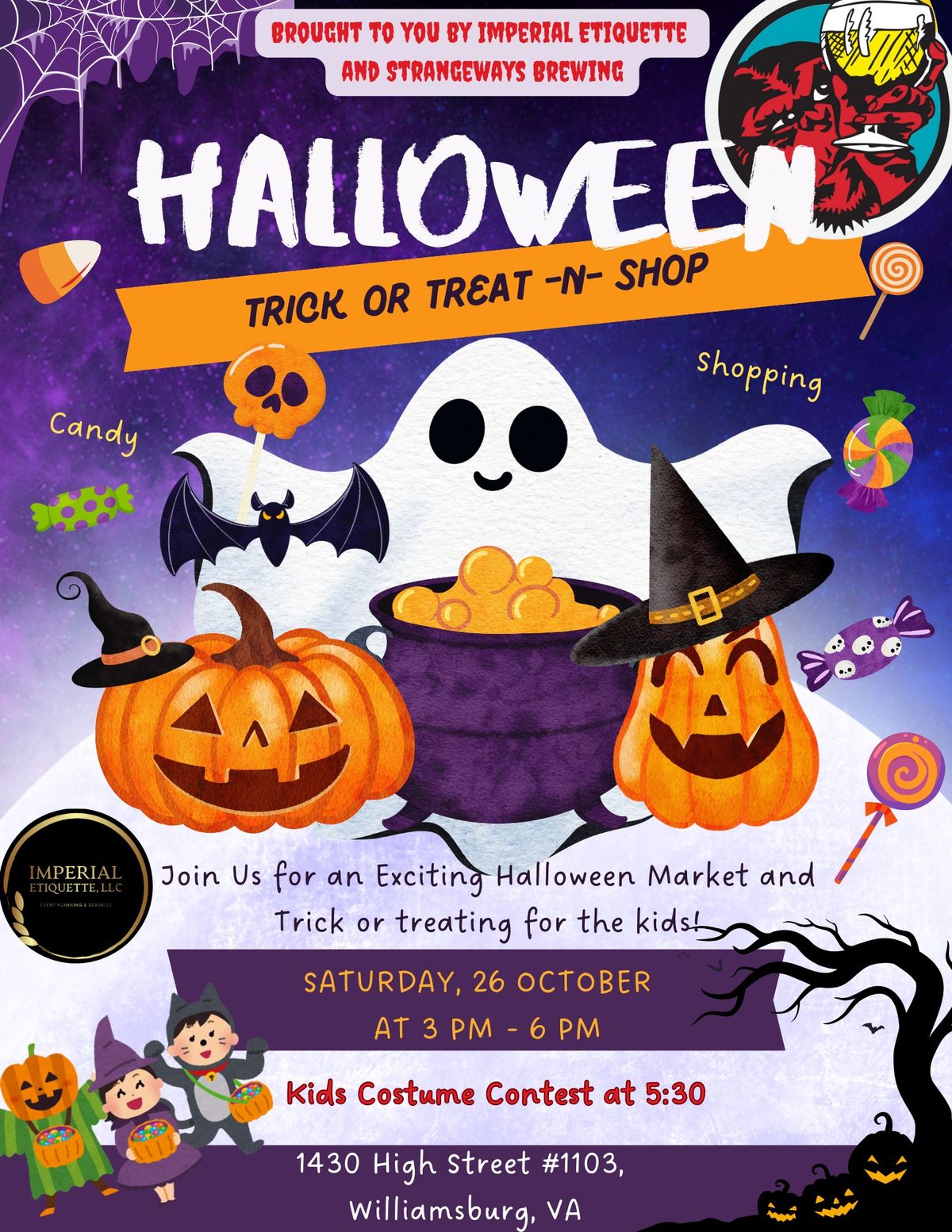 HALLOWEEN MARKET @ STRANGEWAYS BREWING - WILLIAMSBURG