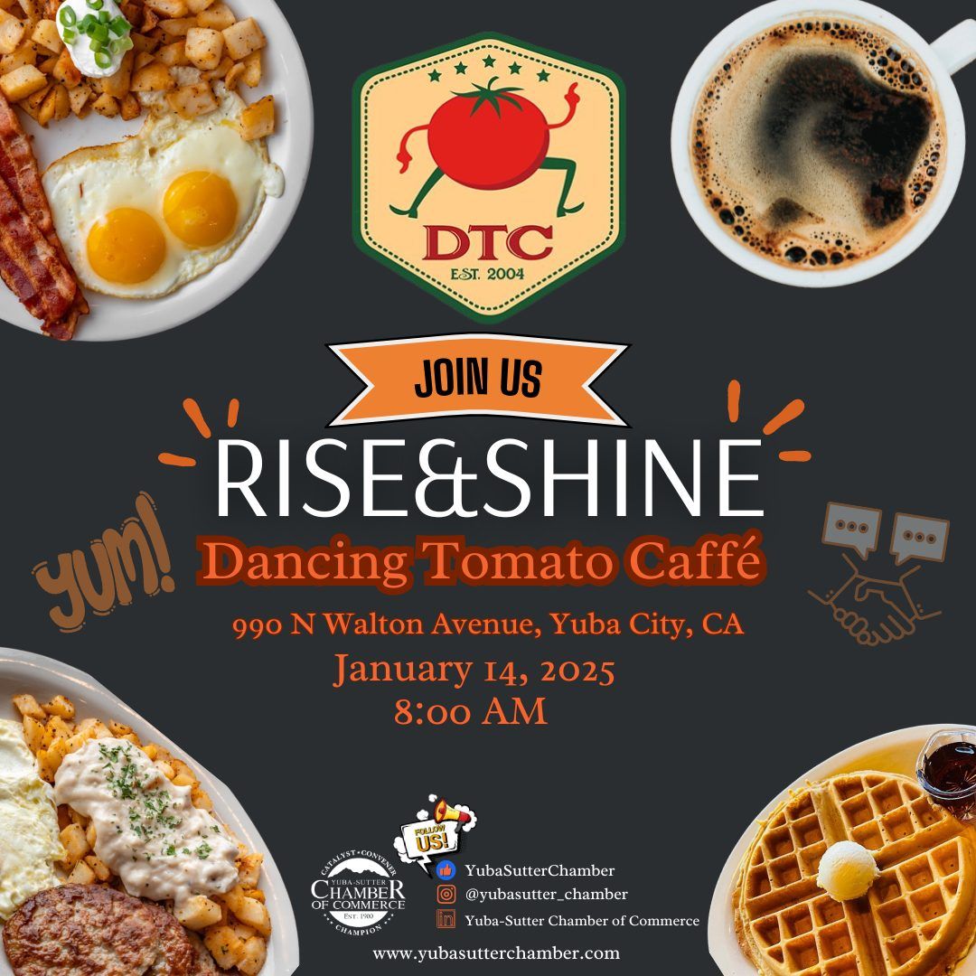 Rise & Shine With Dancing Tomato Caffe'