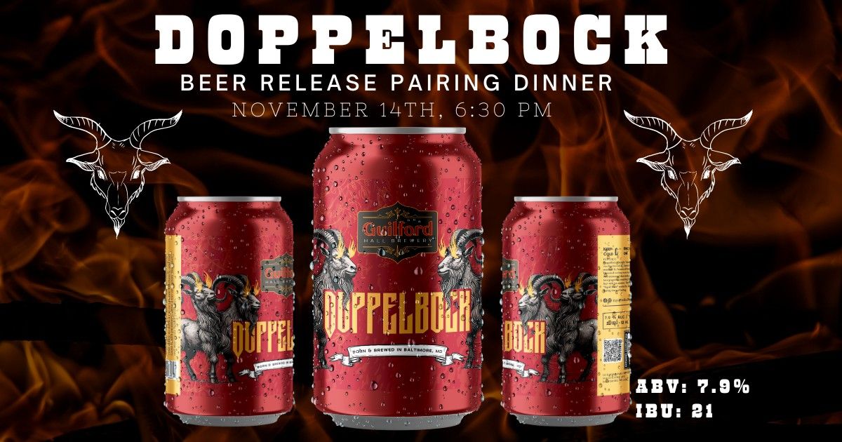 Doppelbock Beer Release Pairing Dinner