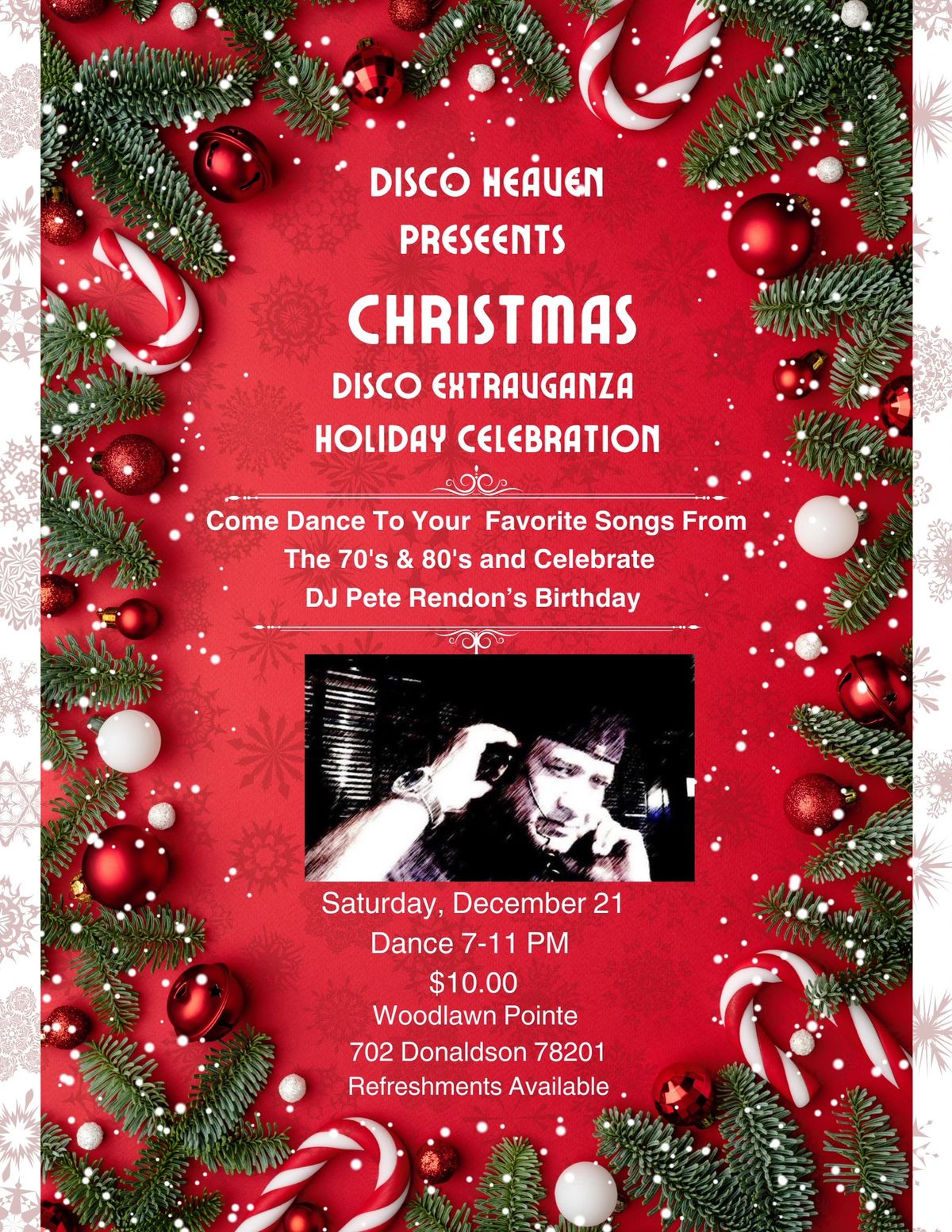 Christmas Disco Extravaganza Holiday Celebration 